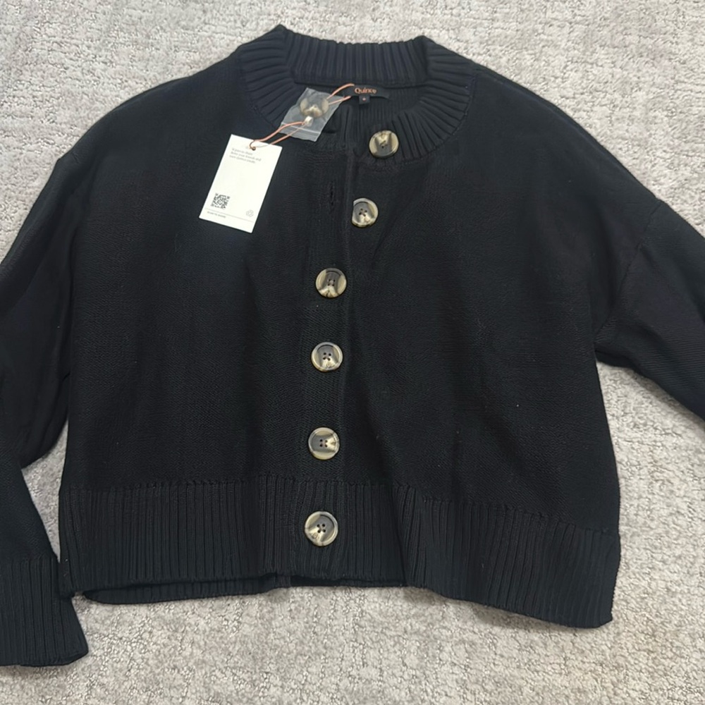 Women’s Quince cotton cardigan sweater - size small - NWT